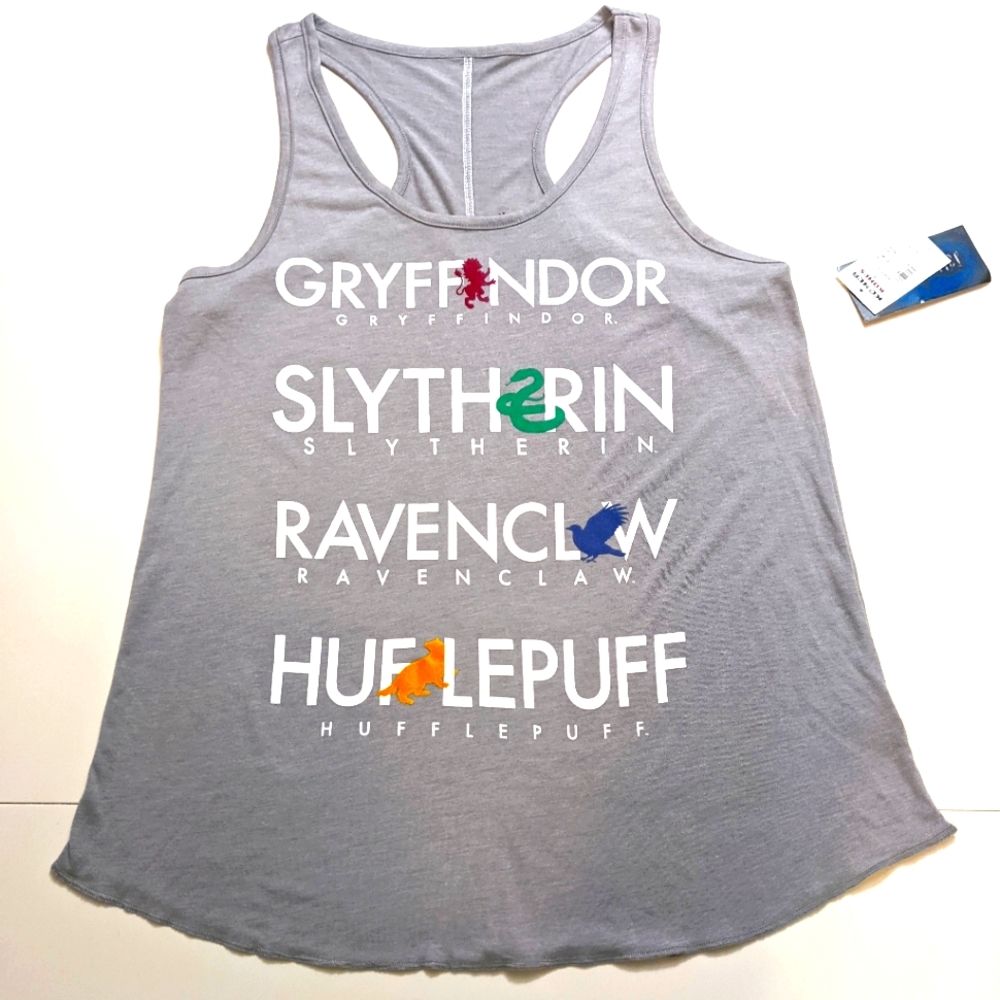 HARRY POTTER, Tank Top, Grey, Size Juniors Large.